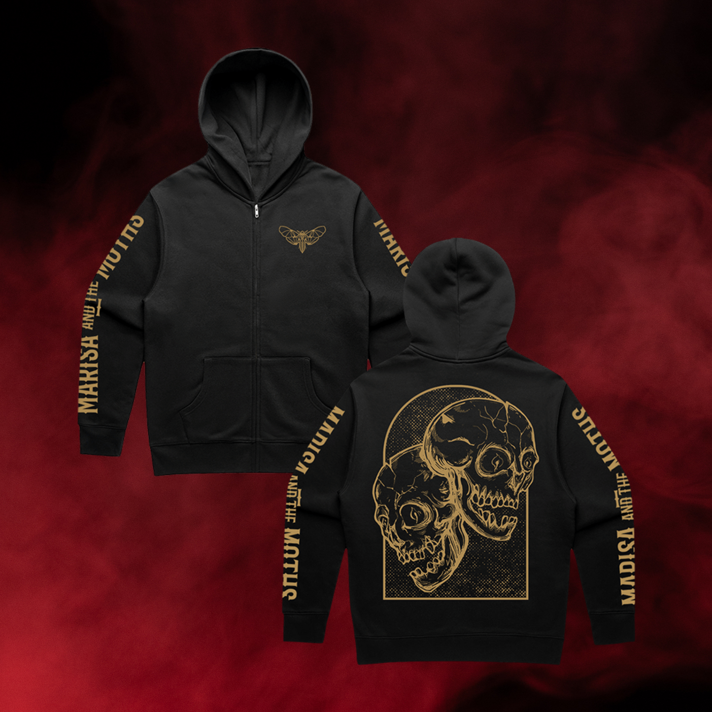 Skull Zip Hoody