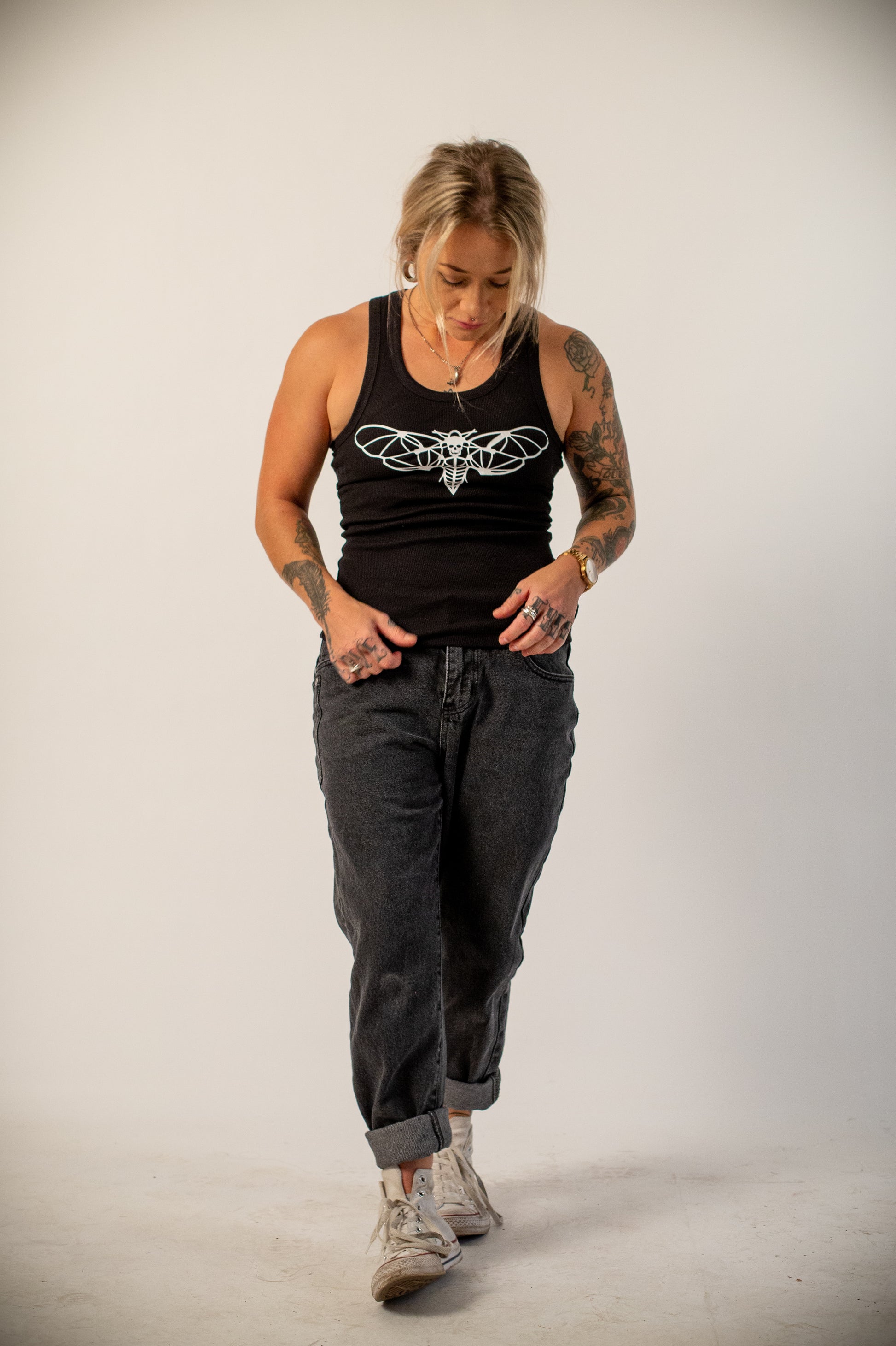 Fitted Racerback Tank Top